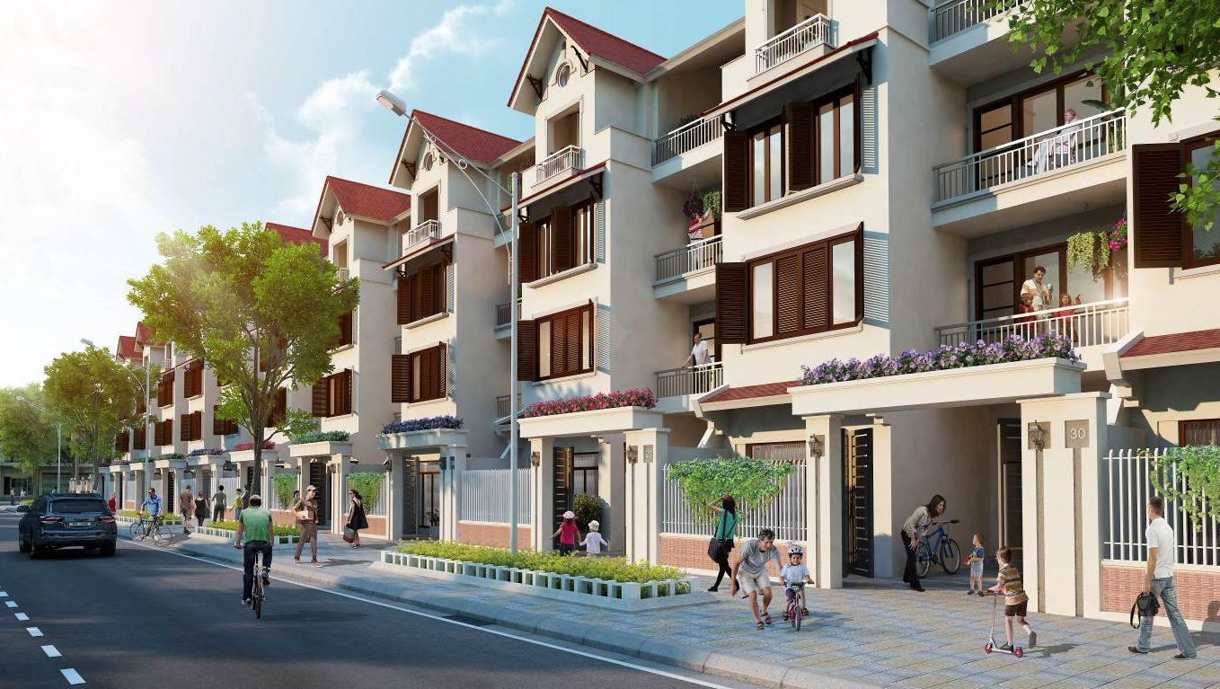 Cho thuê shophouse giá tốt khu đô thị Vân Canh Hoài Đức hướng Bắc